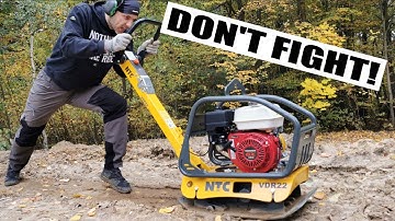 How To Operate A Plate Vibratory Compactor: Starting The Engine, Steering.