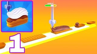 Perfect Cream: Icing Cake Game - Gameplay Walkthrough Part 1 (Android,iOS) screenshot 3