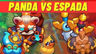 Rush Royale - Panda vs Espada! | Gameplay português PT-BR