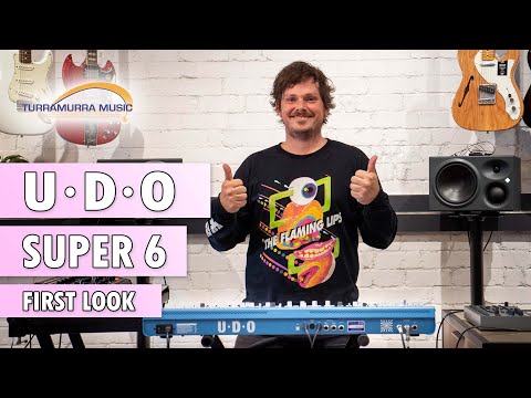 UDO Super 6 Analog-Hybrid Synthesiser - First look at Turra Music