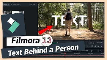 Text Behind Person (Easy) | Filmora 12 & 13 Tutorial