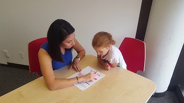 Video Example: A tutor works with a student to focus on the numbers and symbols of math