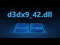 Отсутствует d3dx9_42.dll в Windows 10/7 - Как скачать и исправить