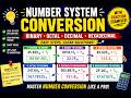 Number System Conversion Tricks | Decimal, Binary, Octal & Hexadecimal Explained | Hindi | English