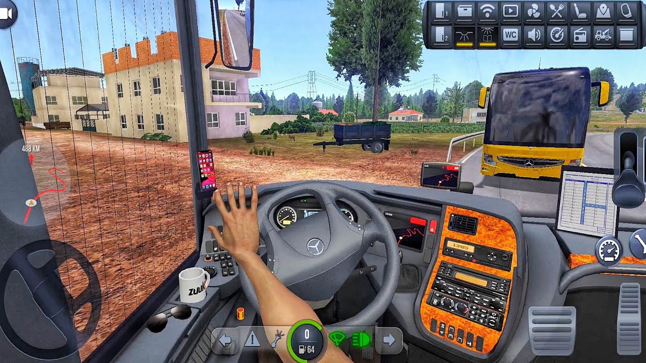 Bus Simulator Ultimate: Luxury Mercedes Bus Offroad Driving - Android Gameplay