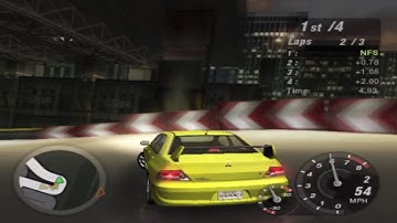 Need for Speed: Underground 2 Gameplay Walkthrough - Mitsubishi Lancer Evolution Street X Test Drive