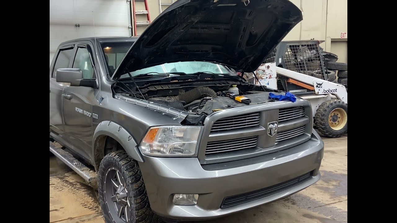 Dodge Ram 1500 5.7 Belt Replacement (easy way)