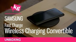Samsung Convertible Wireless Charger Unboxing 4K