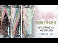 Western Double V-Split Tumbler l DAM Fancy Creations