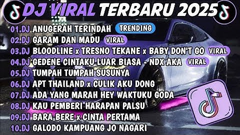 DJ TIKTOK TERBARU 2025 🎵DJ ANUGERAH TERINDAH 🎵DJ GARAM DAN MADU FULL ALBUM🔥
