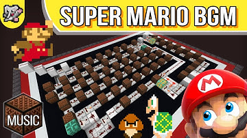 Super Mario BGM | Minecraft Note Block Song Tutorial