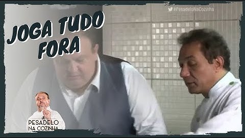 Jacquin se espanta com cozinha suja e manda jogar tudo fora | Pesadelo na Cozinha