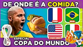 🐥 SABE DE QUE PAÍS É A COMIDA? ⚽🟩🟨ESPECIAL - COPA DO MUNDO | ❌ 98% das pessoas não acerta todas screenshot 2