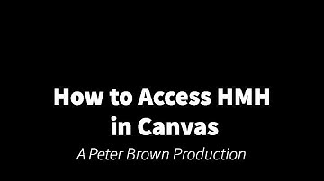 Finding HMH in Canvas