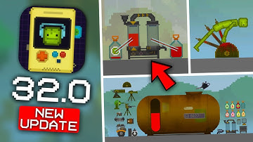 NEW UPDATE 32.0! NEW FLUIDS! NEW TURRETS! NEW MECHANISMS in Melon Playground