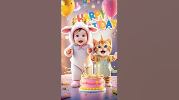 Happy Birthday Cat Song - Happy Birthday To You #cat #cutecat #happybirthday #catsinging