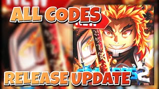 RELEASE UPDATE BRAND NEW CODES! CODES FOR SLAYERS 2 RELEASE UPDATE! ROBLOX PROJECT SLAYERS 2 CODES