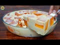 Postre fácil rapido y delicioso - Gelatina de mosaico