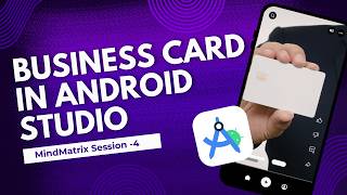 Build a Business Card App in Jetpack Compose | Android Studio Tutorial for MindMatrix Students screenshot 3
