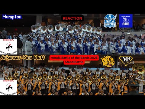 REACTING To "Arkansas-Pine Bluff vs. Hampton" || Honda Battle of the Bands (2025)