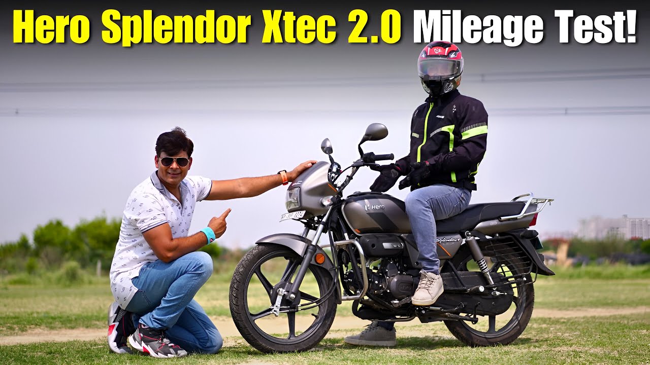 2025 Hero Splendor Xtec 2.0 Mileage Test & Ride review! लोगों को क्यूं है इतनी पसंद?😍