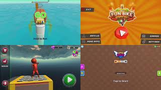 FunRace 3D VD RunRace 3D VS Fun Bike Race 3D VS Sky Run Race 2019 COMPARE GAMEPLAY | BY.GAMERZ TOPER screenshot 2