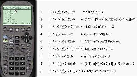 Trig Substitution, integrate the function, 1/(√(9 - x^2)) dx