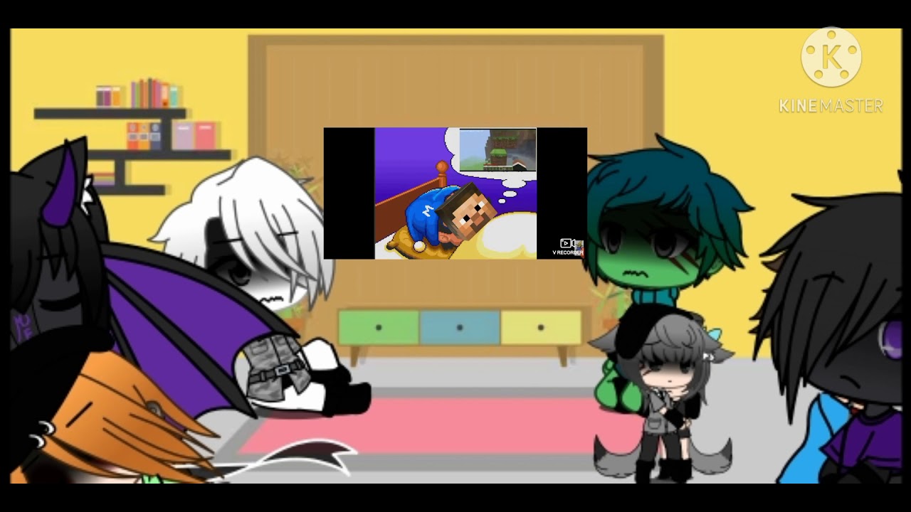 Los personajes de minecraf (monstruos) reacciona a... /gacha life/uwu