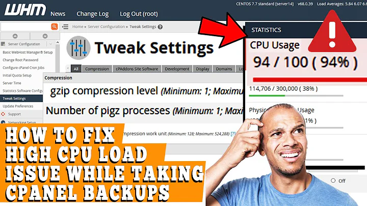 How to Fix High CPU Load issue while generating cPanel Backup? [EASY FIX]☑️