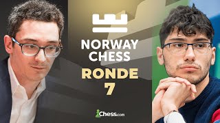 Fabiano Caruana - Alireza Firouzja au Norway Chess 2024 - Ronde 7