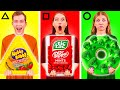 幾何学的形状の食品チャレンジ | 驚くべきハックとトリック PaRaRa Challenge
