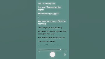 Thumbnail of remember that night [we went for a drive, 2:30 in the morning...] - sara keys (sped up)┊serein.