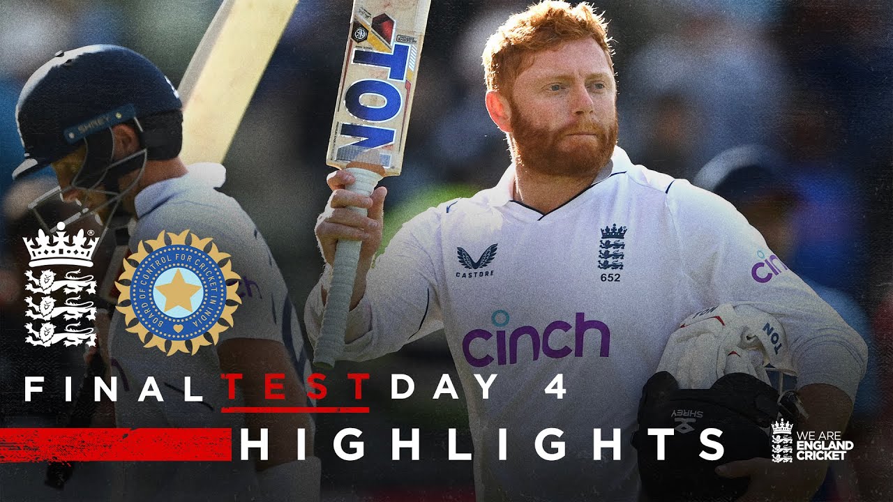 Root and Bairstow Lead The Chase! Highlights England v India - Day 4 LV/u003d Insurance Test 2022