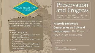 Historic Delaware Cemeteries as Cultural Landscapes: The Power of Place in Life and Death