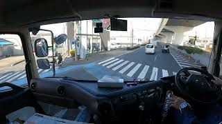 トラックの車窓から〜10トントラックで行く車載映像【埼玉県戸田市〜東北自動車道】