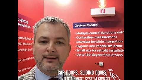 NOVELIC @ Embedded World 2020, Radar for Gesture Control - GIOT