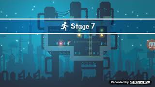 Lode Runner. Stage 7. Walkthrough.