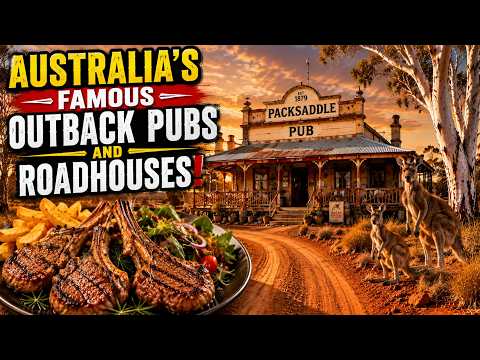 I Ate at the Coolest OUTBACK PUBS in AUSTRALIA! This Is What Real Outback ROADHOUSE FOOD Looks Like!