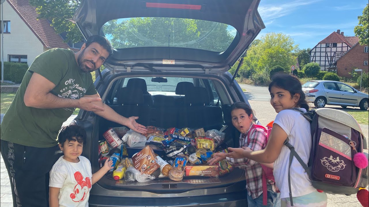 تسوقنا بشكل مجنون 😱ودينا الأولاد للمدرسه We shopped like crazy