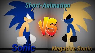 Sonic Vs Negative-Sonic (Short-Animation) (STICK NODES PRO) Leia a Desc: Resimi
