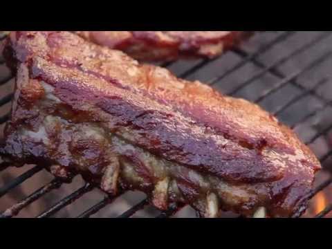 Grilled Pork Ribs with Dry Rub & Brine