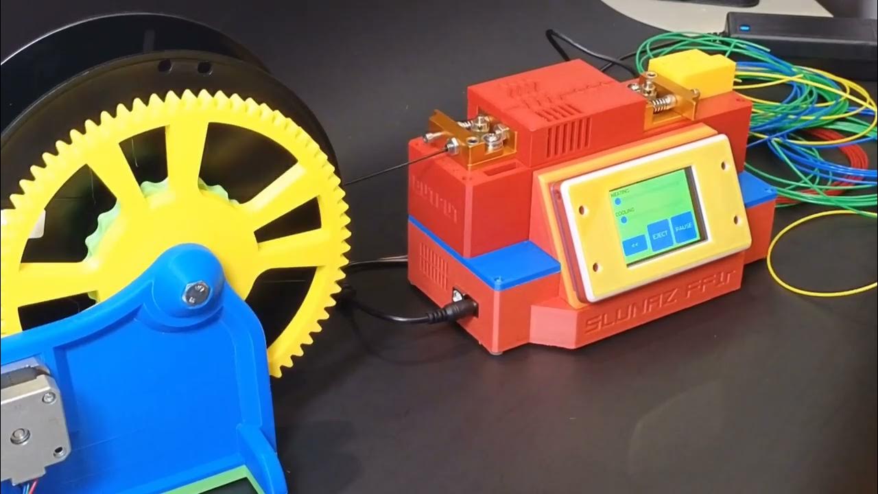 Test the slunaz ff1r and print an object with the produced spool youtube