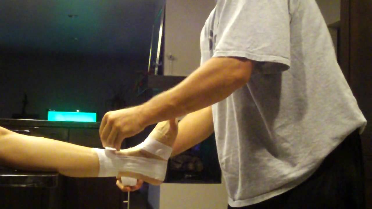 Dennis Sammel ankle tape YouTube