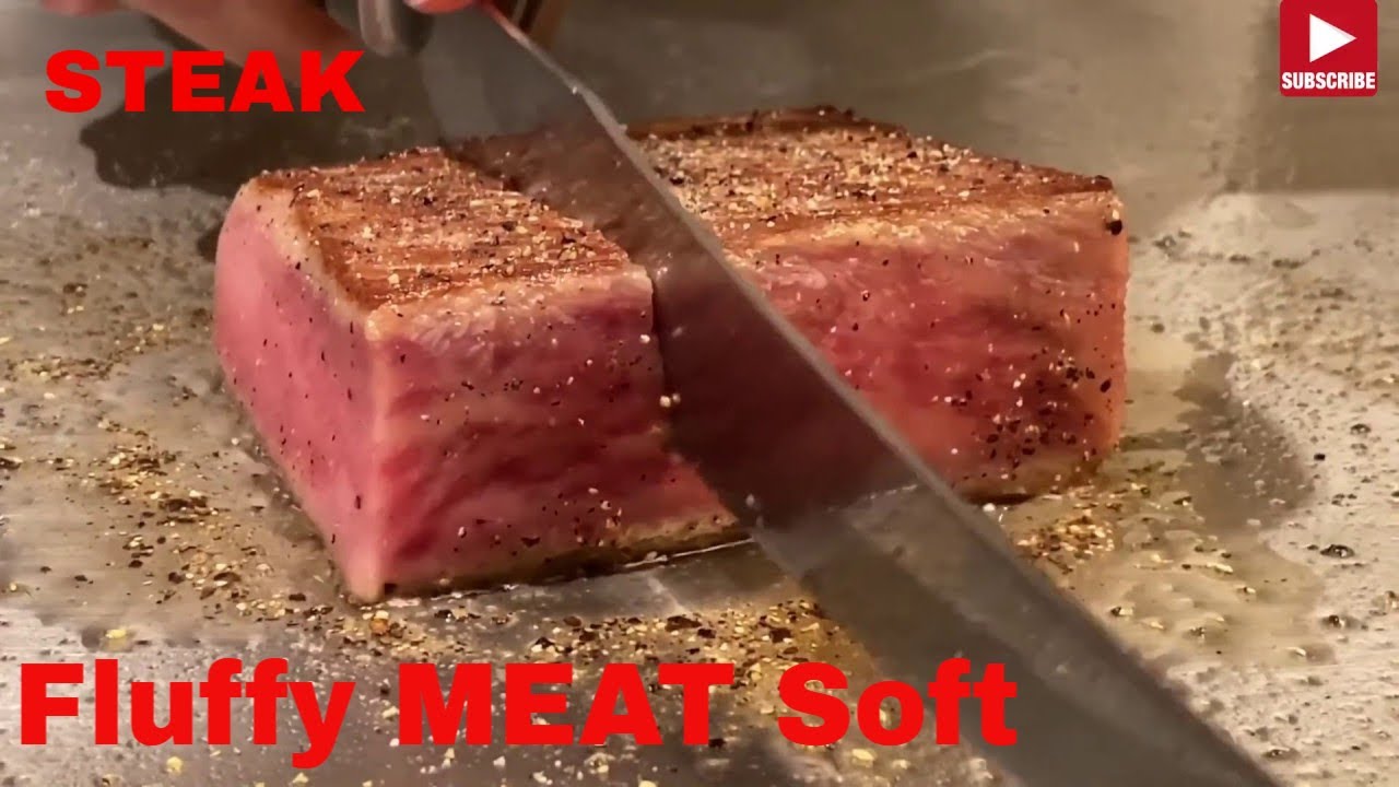 STEAK Fluffy MEAT Soft Ultra HD 4K - YouTube