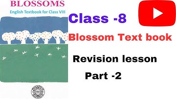 Class -8 English Text book Revision lesson Solved|part -2