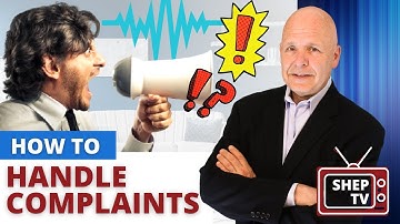 Customer Service Speaker Explains How to Handle Complaints