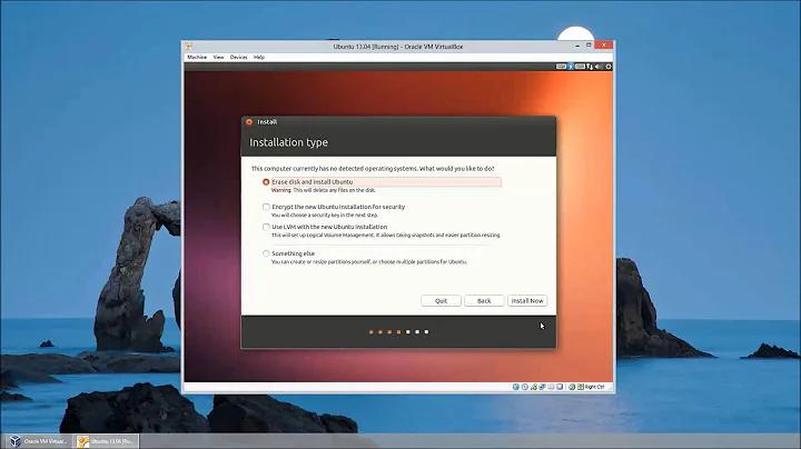 Install Ubuntu 13.04 in VirtualBox