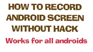 Android Screen recorder [No Root] screenshot 2