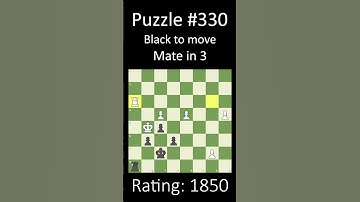 Daily Chess Puzzle no.330 #shorts