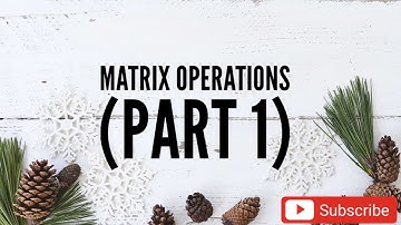 SPM/IGCSE: Easy Method for Matrices Multiplication